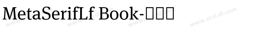 MetaSerifLf Book字体转换 MetaSerifLf Book字体转换